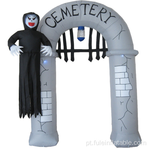 Arco inflável ao ar livre para decoração de Halloween